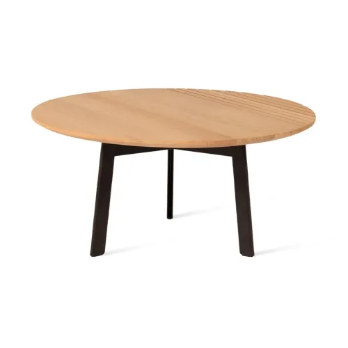 Groove coffee table solid oak
