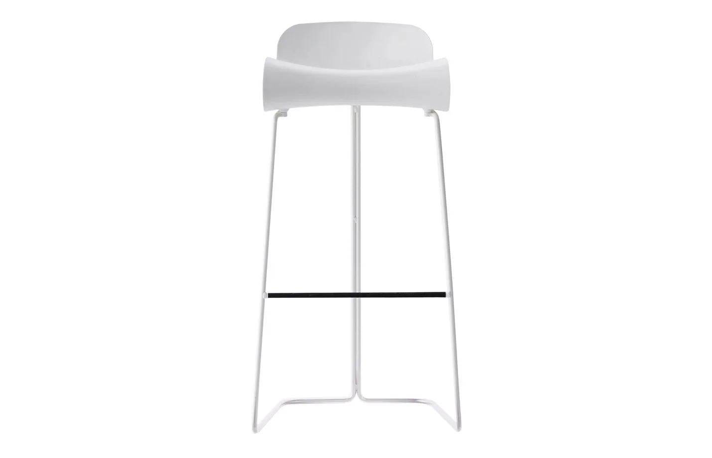BCN Slide base bar stool large white