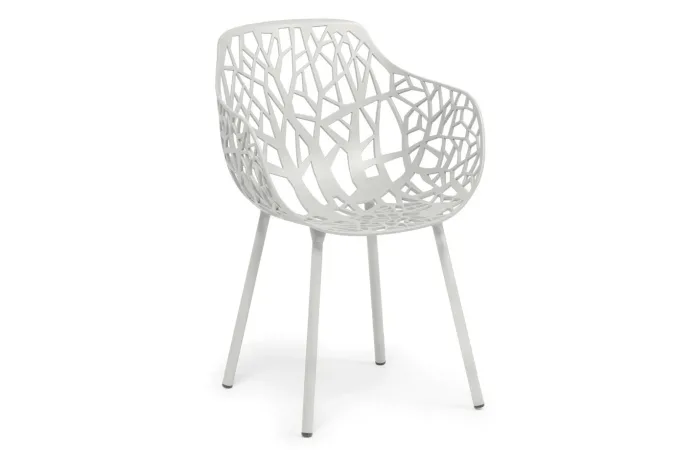 forest armchair white