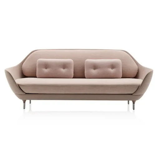 Favn sofa three seater light pink