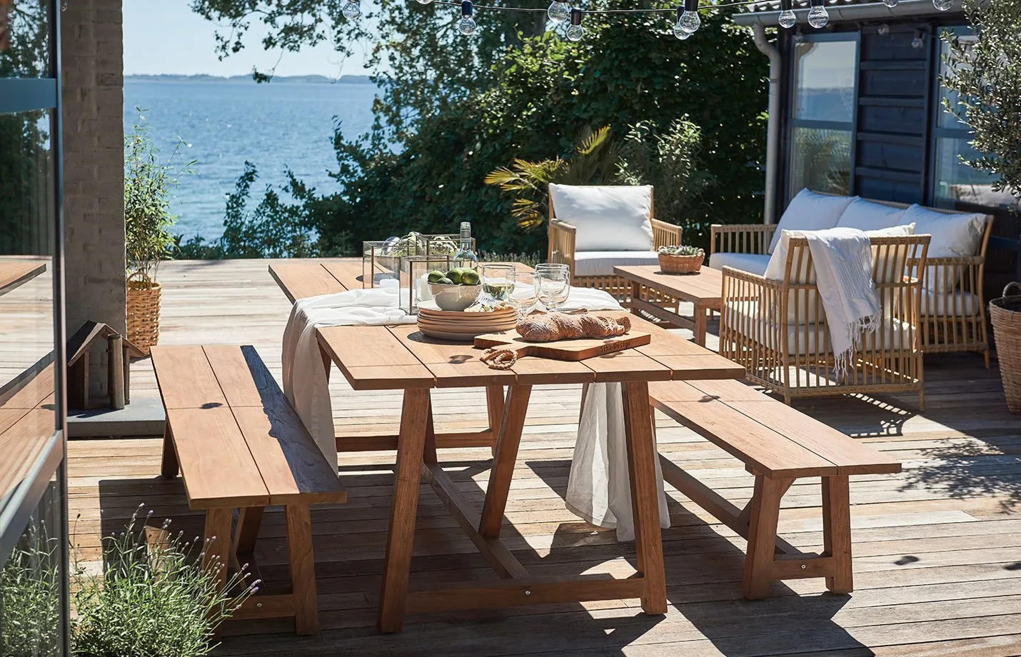 George teak bench ls2