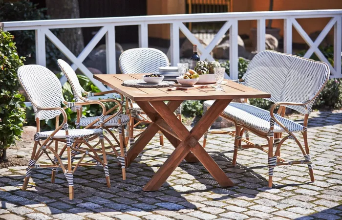 Isabell bench rattan ls 3