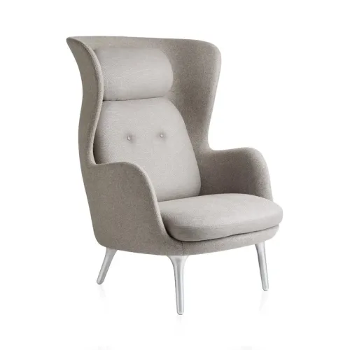 Ro lounge chair light grey