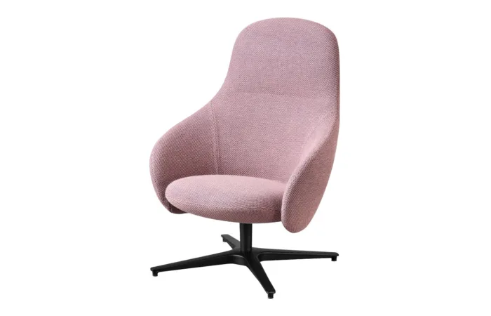 nebula lounge armchair - Legs with self-aligning column and Tilt device